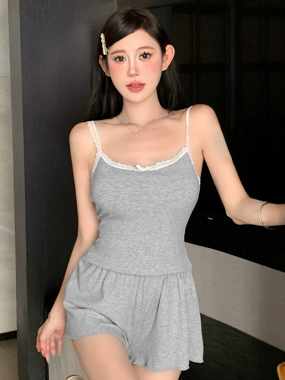 ZARA Casual Camisole Loungewear 2-Piece Set Summer Cool Comfortable